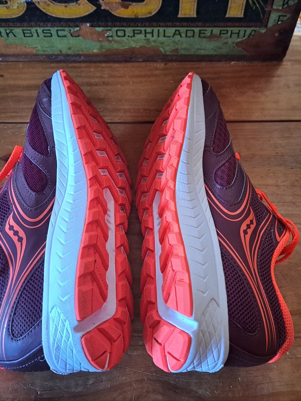 Saucony Cohesion 12 Running Shoes Sneakers Women's Size 8 Purple Coral S10471-9 - Picture 8 of 12